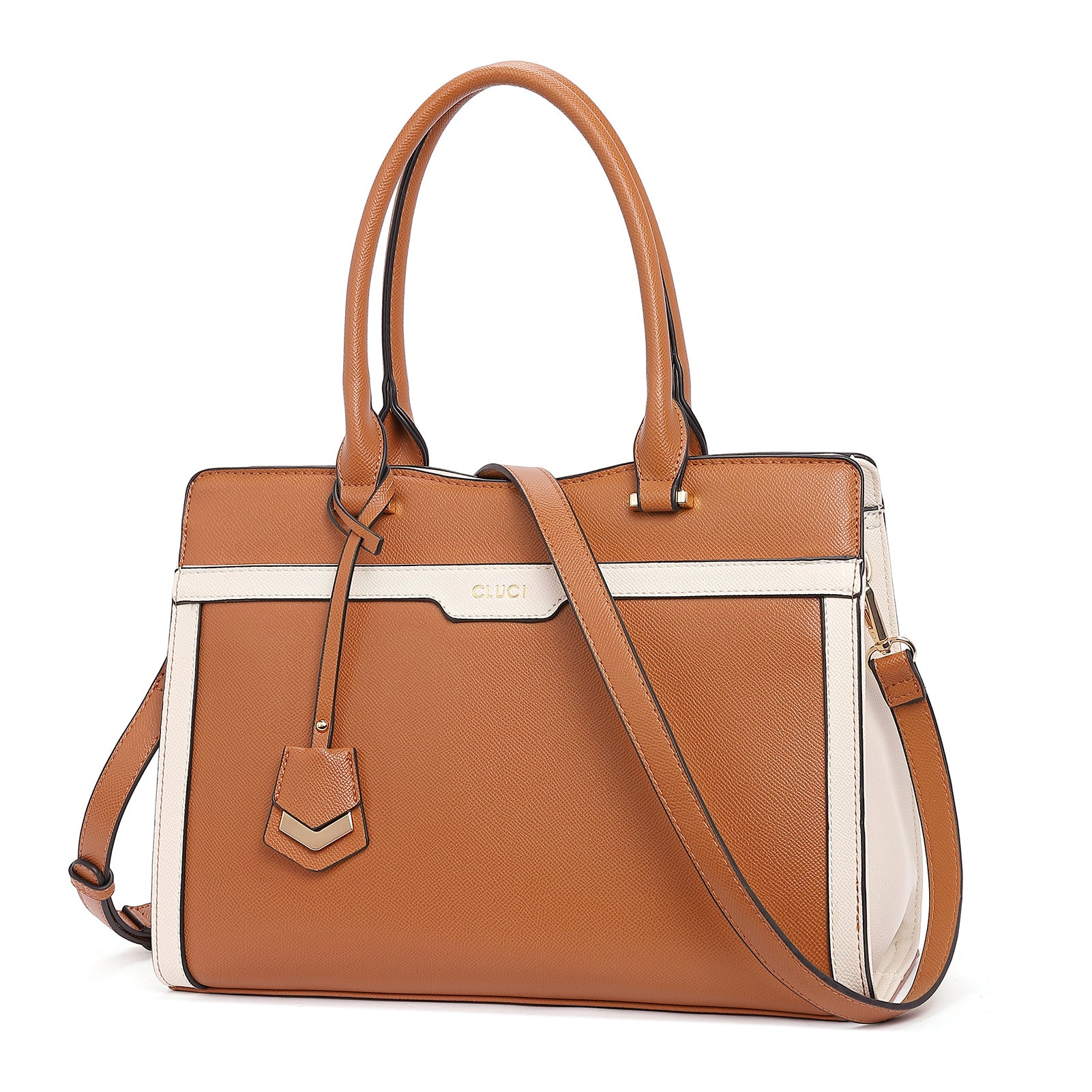 CLUCI Satchel Purses and Handbags for Women Leather Totes Designer Ladies Crossbody Shoulder Bag