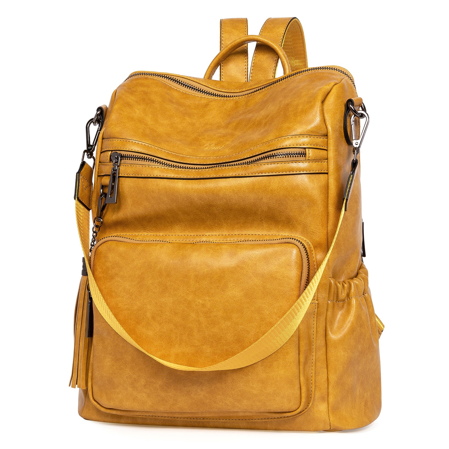 Greene Women's Leather Backpack Purse For Commuting | Oil Wax