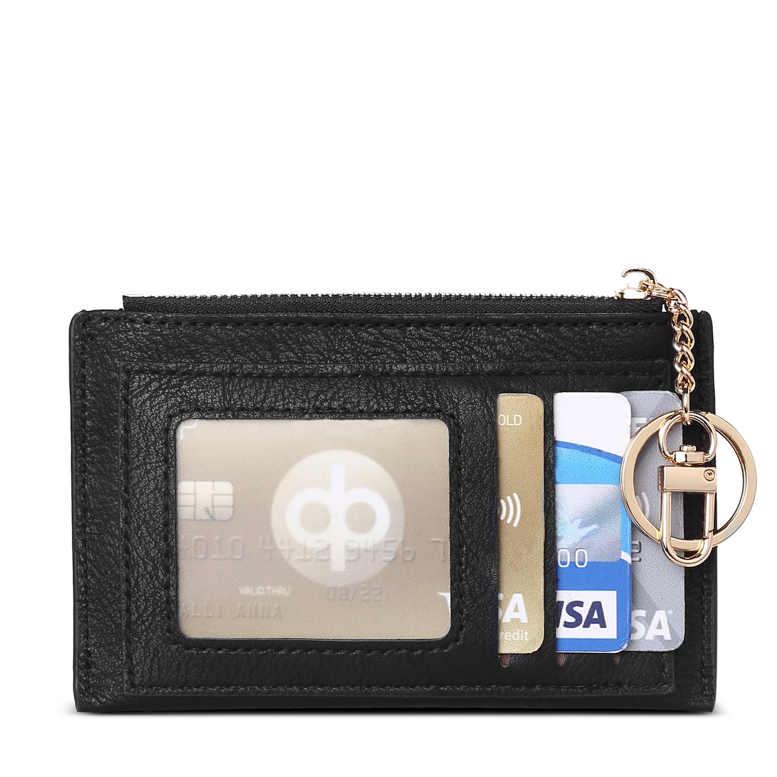 Small Leather Wallet for Women, RFID Blocking Women's Credit Card