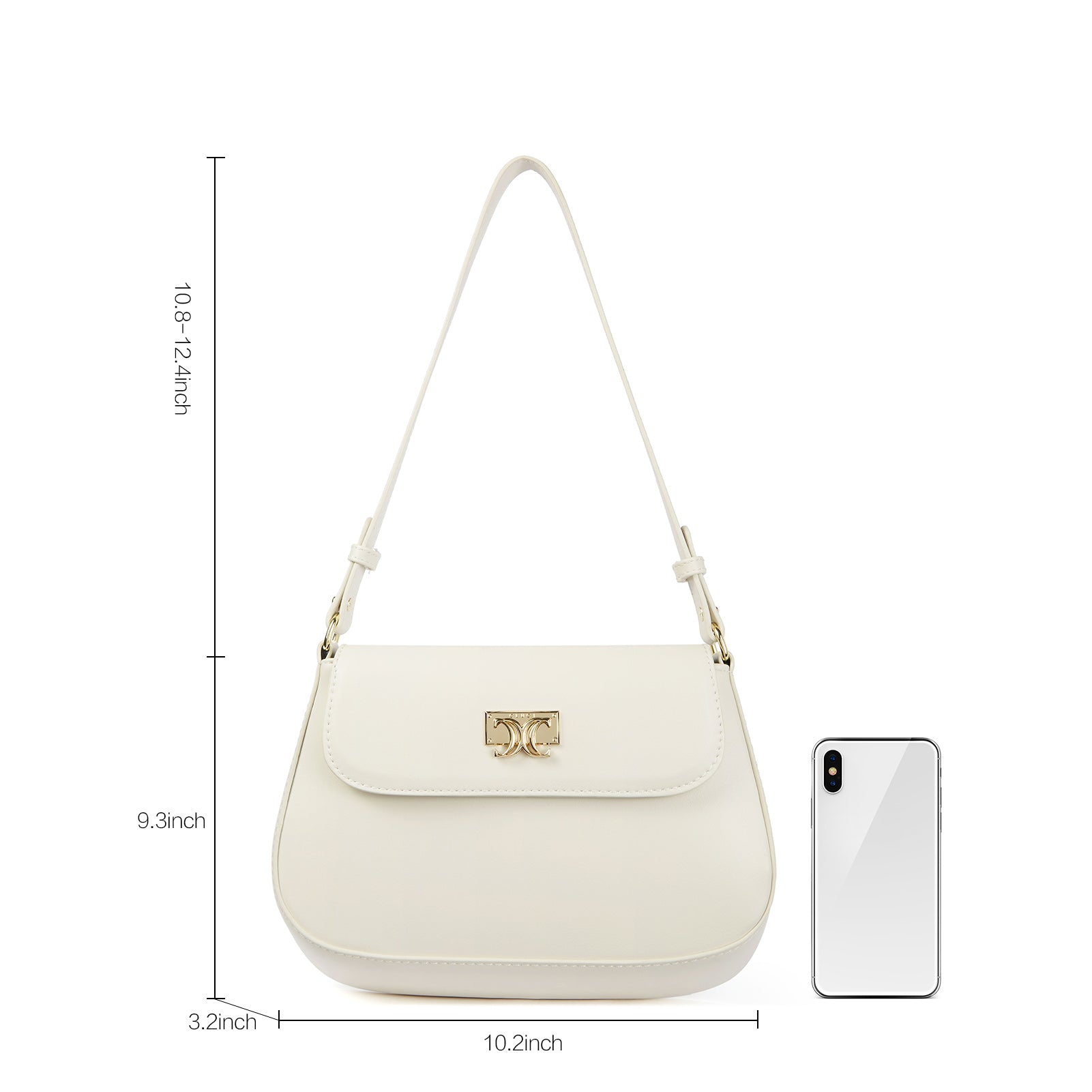 White shoulder bag online designer