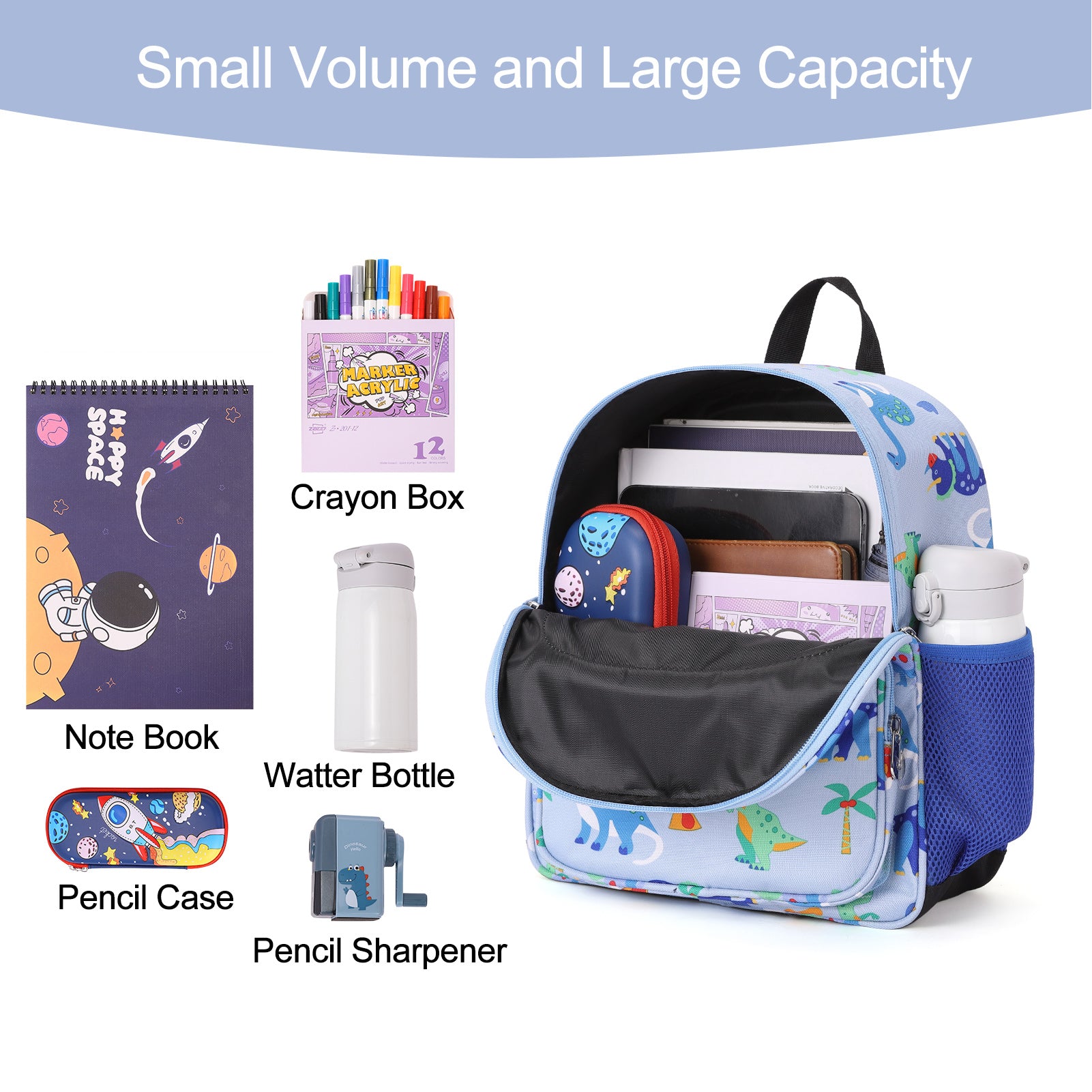 Kids Backpack for Kindergarten - Adjustable & Cute Play Backpack