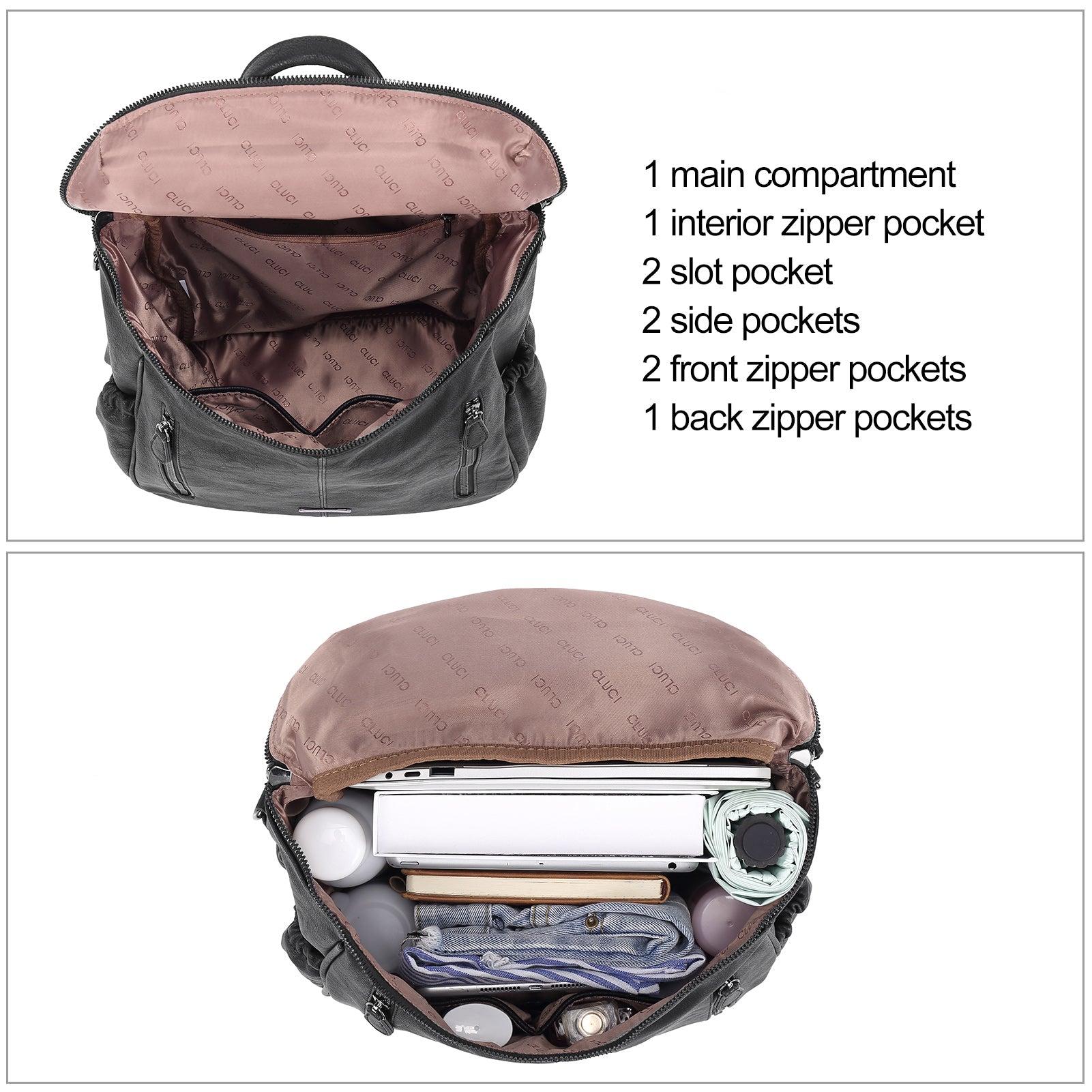 HOT Rian Backpack Purse for Women Wax, B-pure Brown | Backpack purse, Purses,  Womens backpack