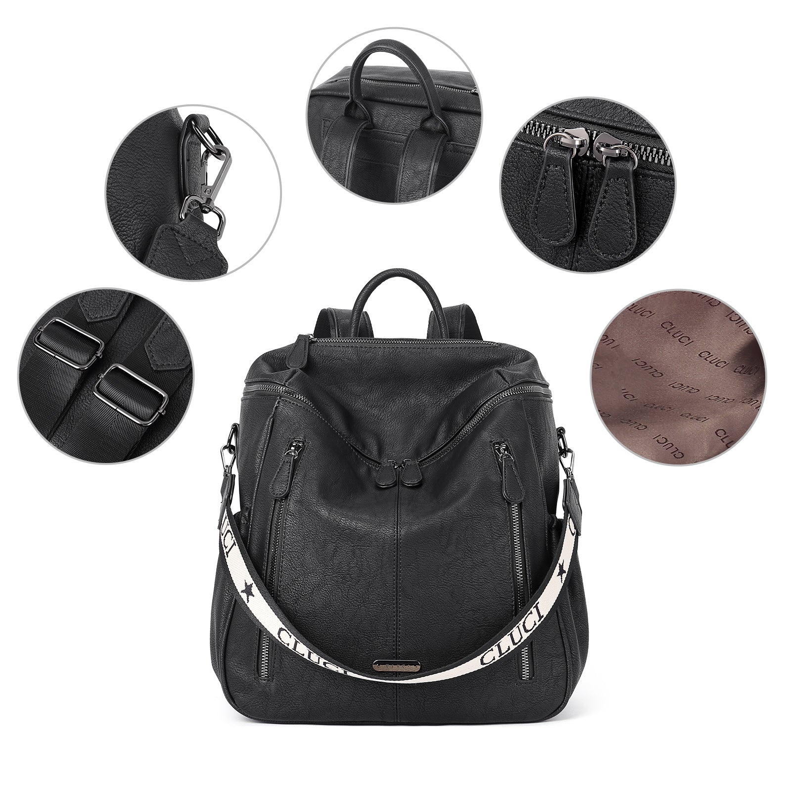 Kattee Genuine Leather Backpack Purse for Women India | Ubuy