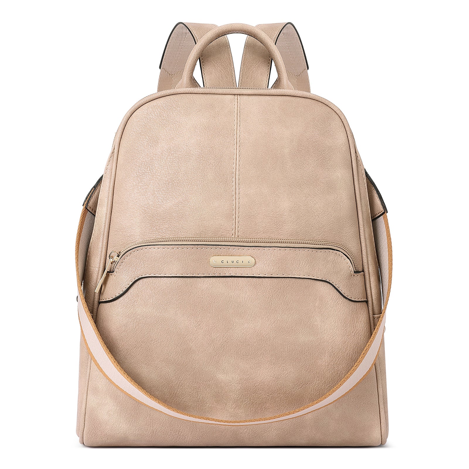 CLUCI Womens Backpack Purse Leather Convertible Bookbag Purses Travel Ladies Designer Daypack Shoulder Bags