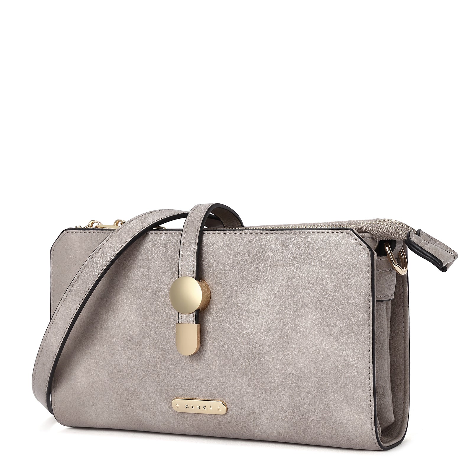 Neoprene Crossbody Bag | The Pixie Bag (Light Grey Marle) – Taylors Lakes  Lotto & Gift Shop
