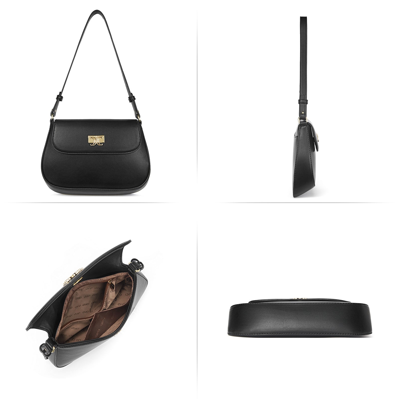 Amazon.com: Sanxiner Classic Shoulder Bag,Designer Handbags for Women Small  Black Purse, Shoulder Purse Tote Bag for Women with Zipper Closure (1-Black)  : Clothing, Shoes & Jewelry