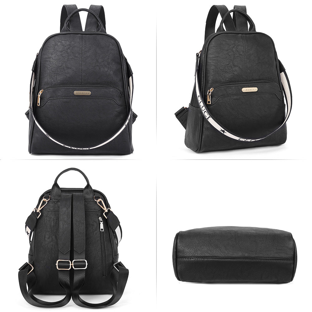 Mike Bags (OCTANE & CASTER ) Faux Leather Backpack | Men's and Women's –  Smily Kiddos