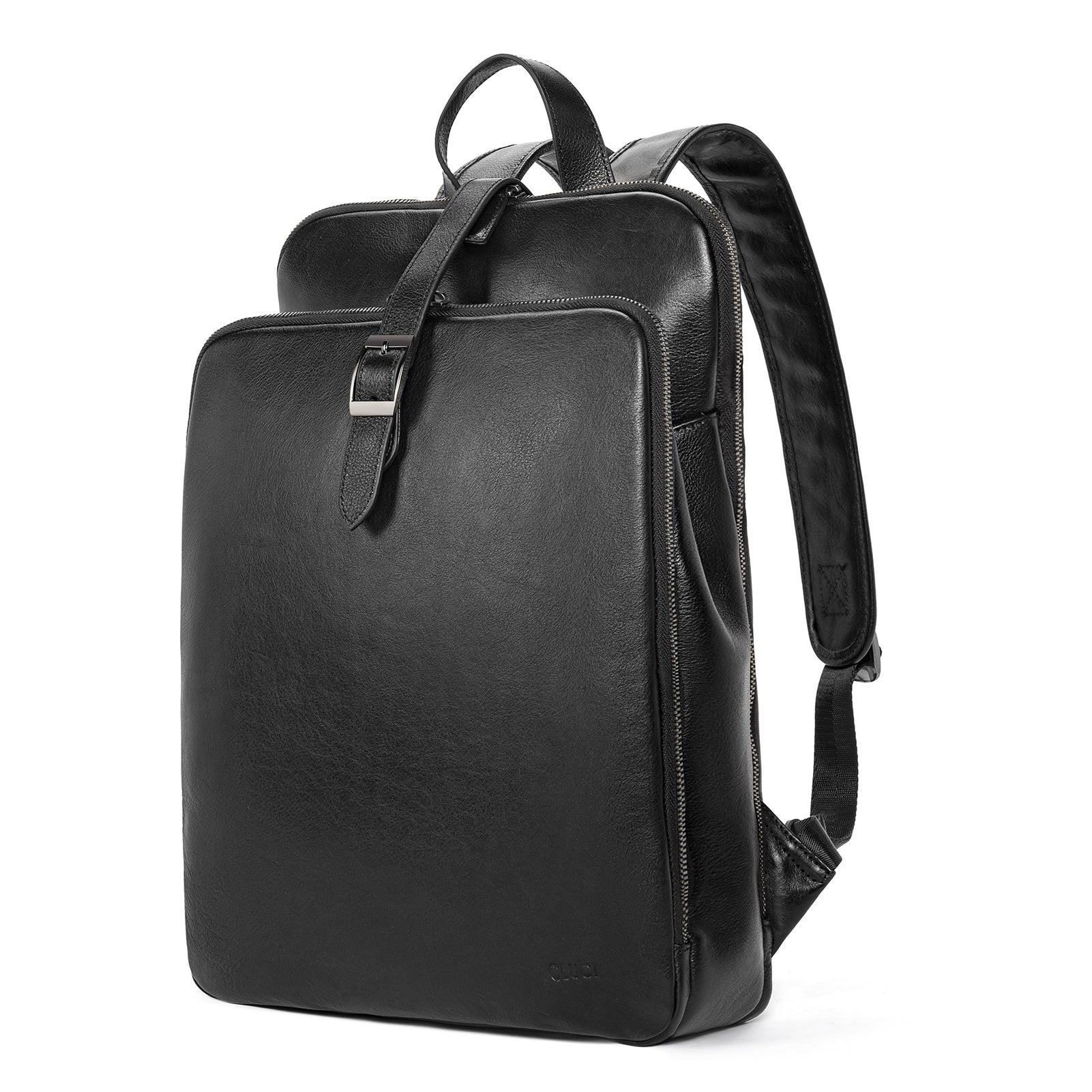 Koch  Vintage Full Grain Vegetable Tanned Leather Backpack For Work