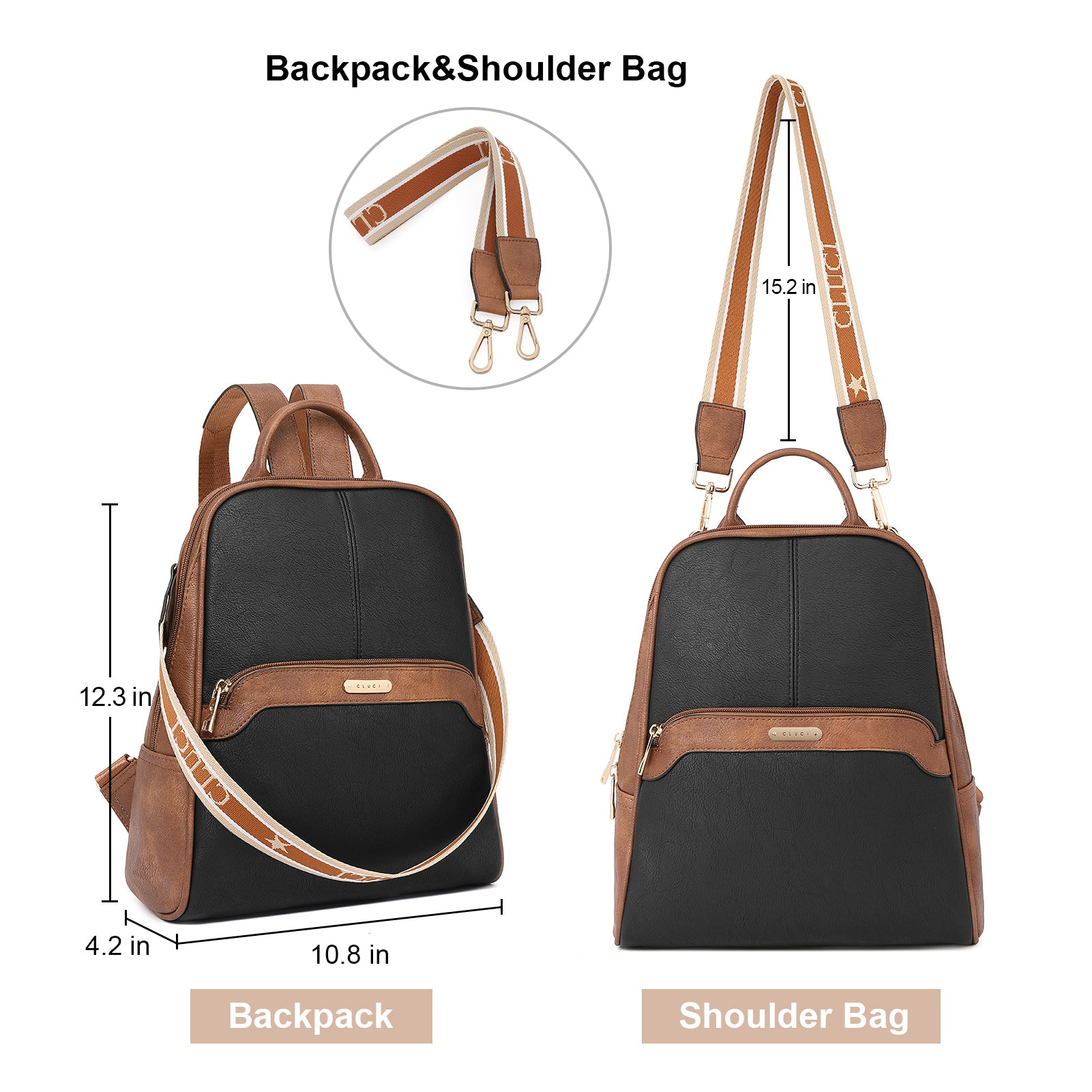 Double Flap Crossbody Bag Trendy Soft Faux Leather Shoulder - Temu