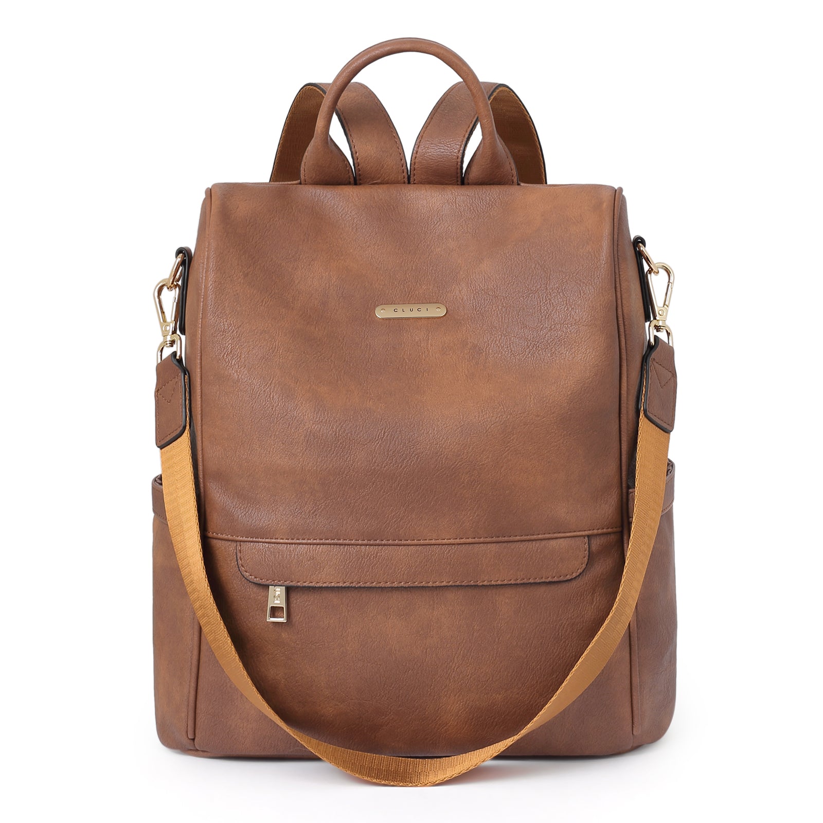 Greene Multi-Purpose Carry Way Vegan Leather Backpack Purse For Women | Two-Toned Vintage
