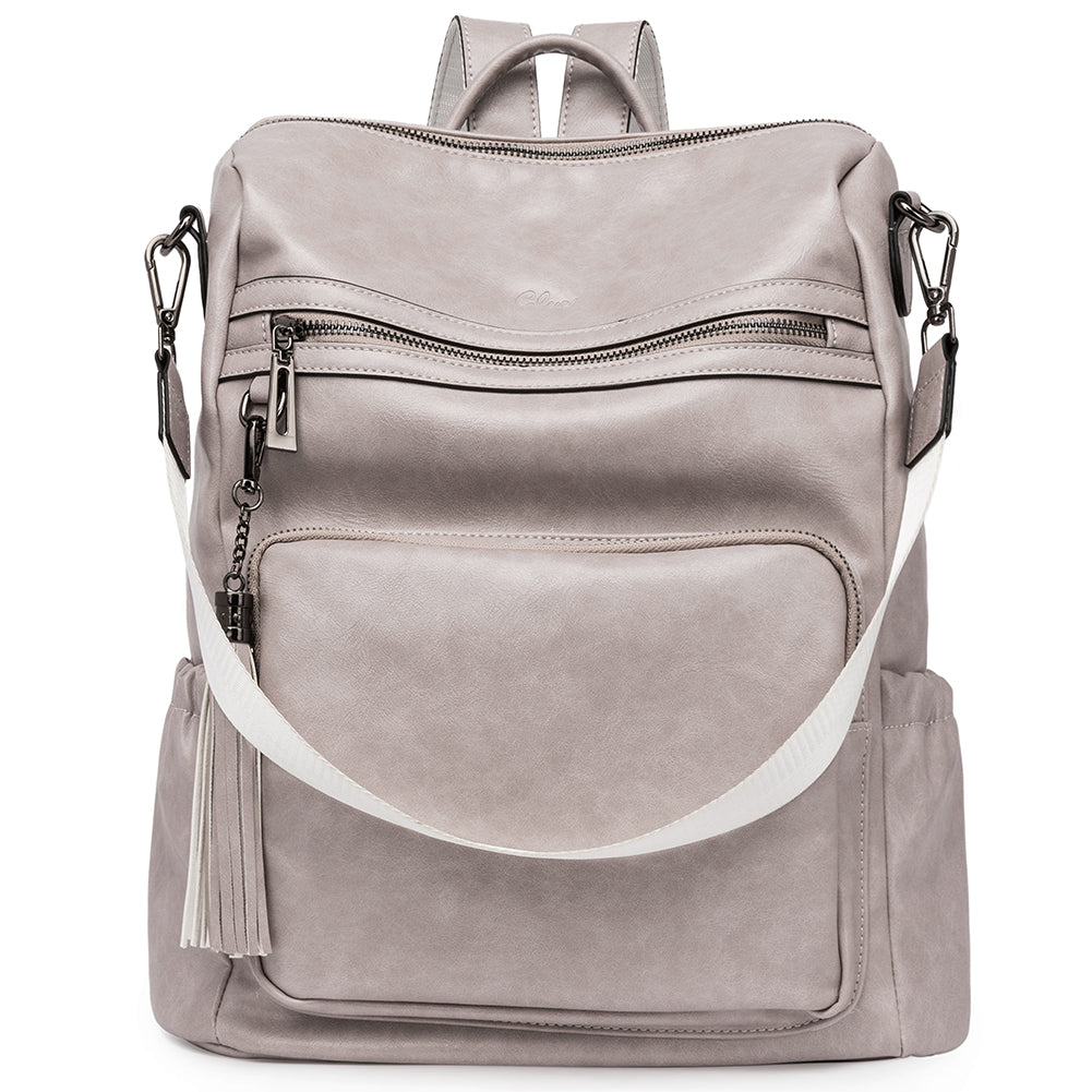 Greene Women's Leather Backpack Purse For Commuting | Oil Wax