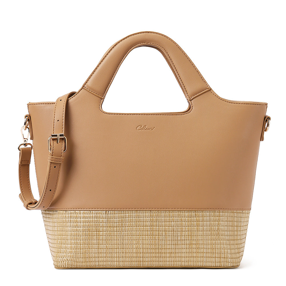 CLUCI Handbags for Women Leather Tote Shoulder Bag Big Capacity Fashion Handbags Wallet Top Handle Satchel Purse
