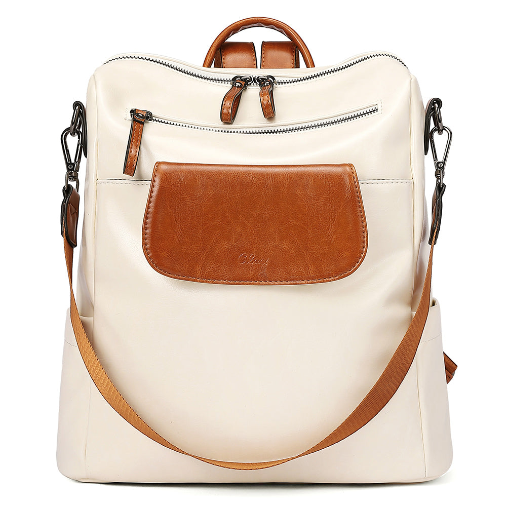 Greene Vegan Leather Travel Backpack Switchable Shoulder Bag