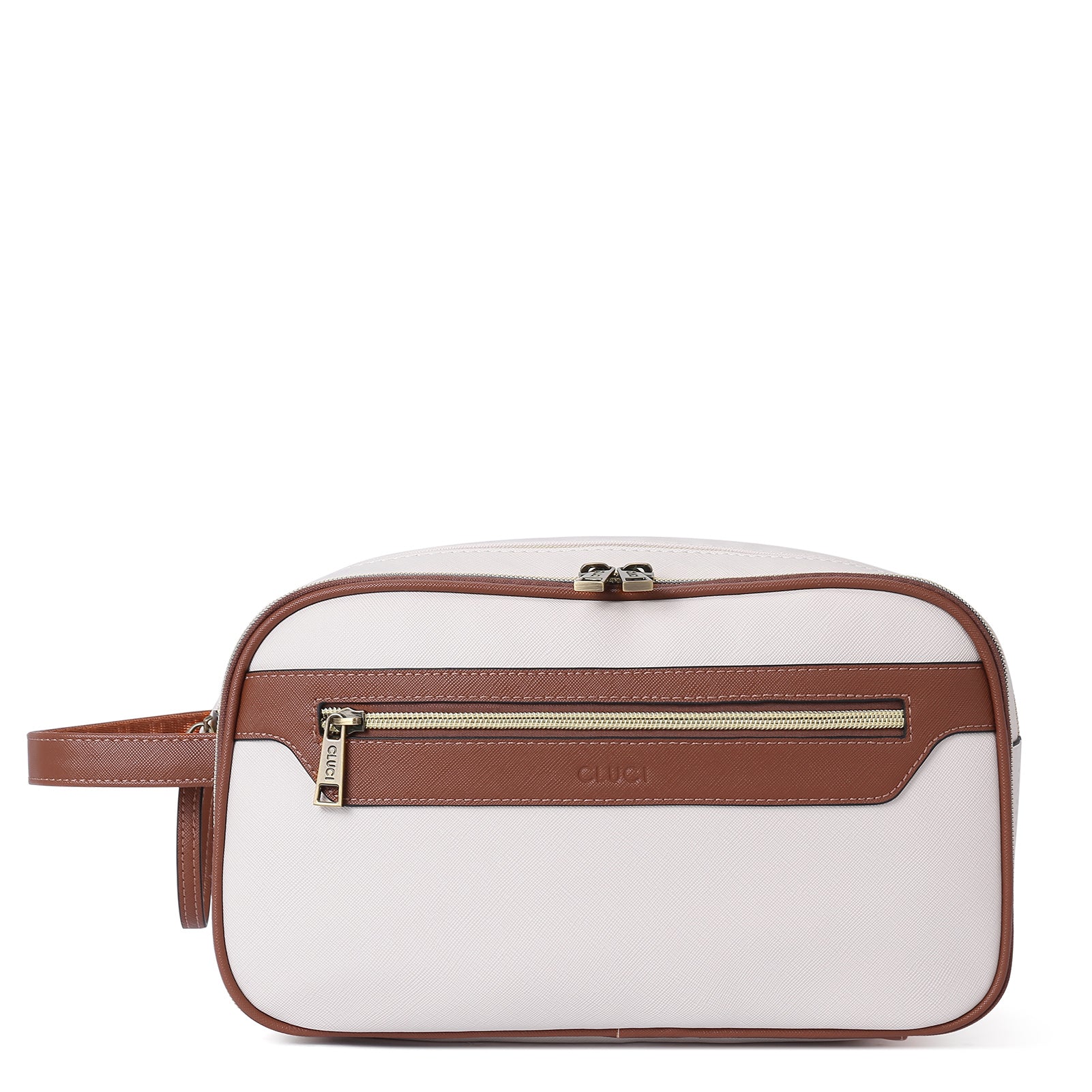 CLUCI Toiletry bags for traveling women, Leather Water-resistant