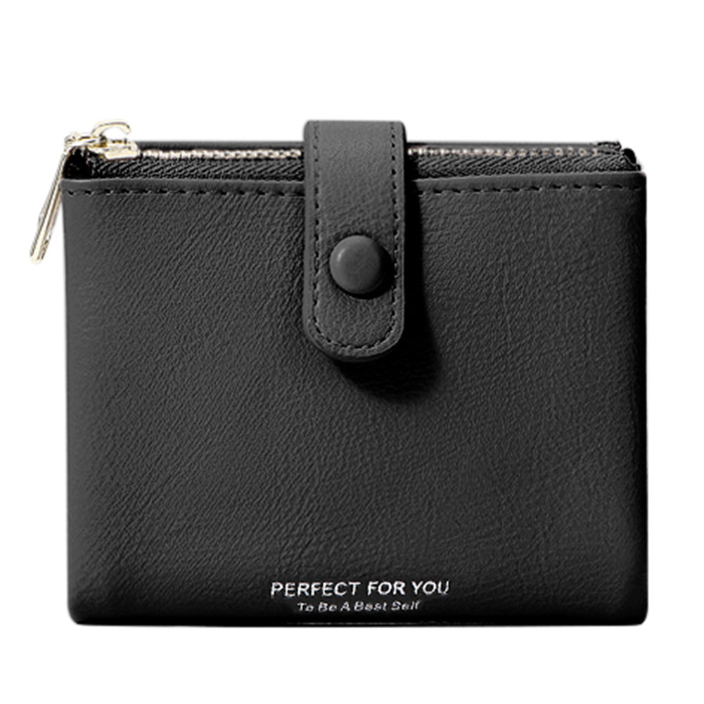 Veeki Womens Rfid Small Bifold Leather Wallet Ladies Mini Zipper Coin Purse  Id Card Pocket,slim Compact Thin----pink C | Fruugo BH
