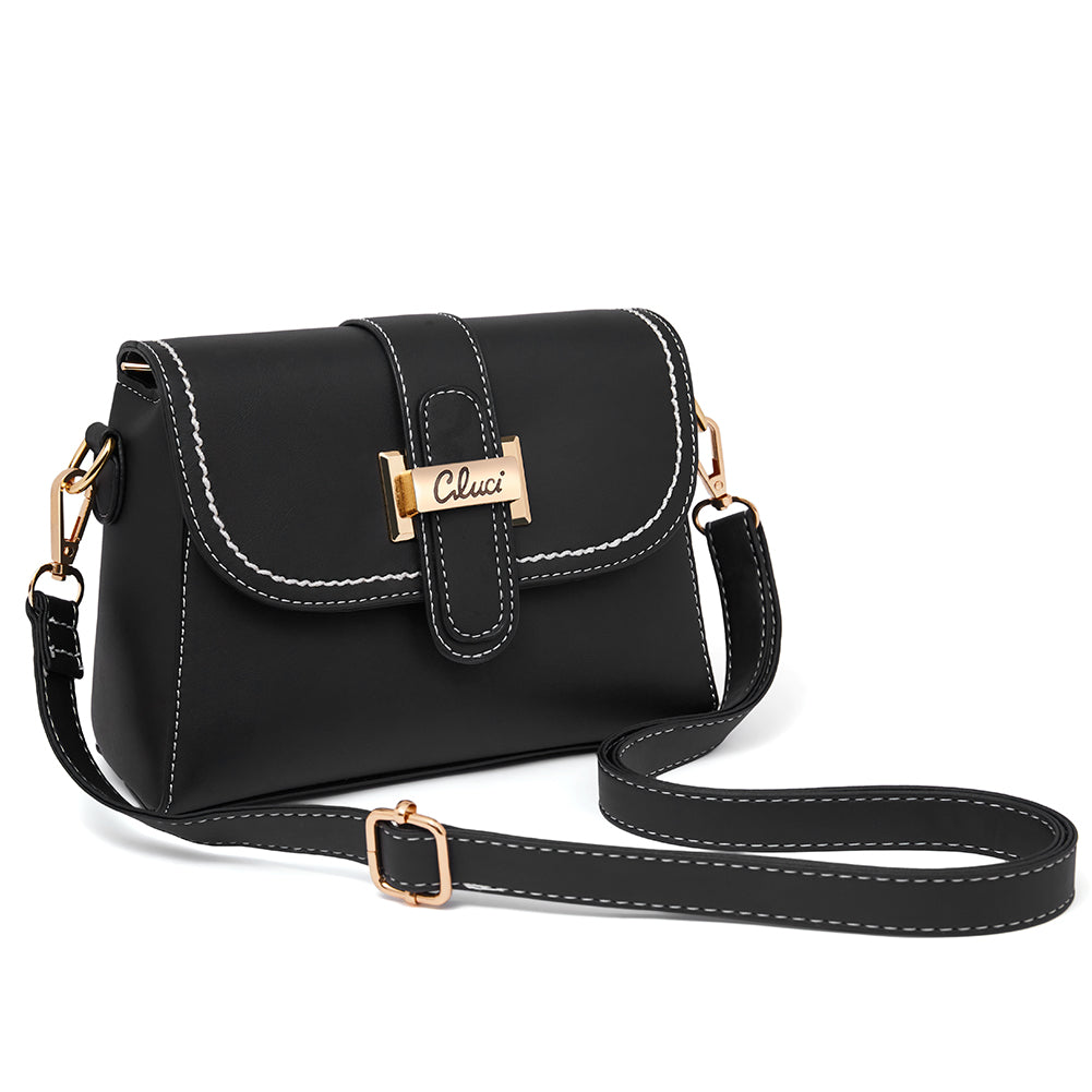 CLUCI Crossbody Bags for Women Small Vegan Leather Designer Handbags L