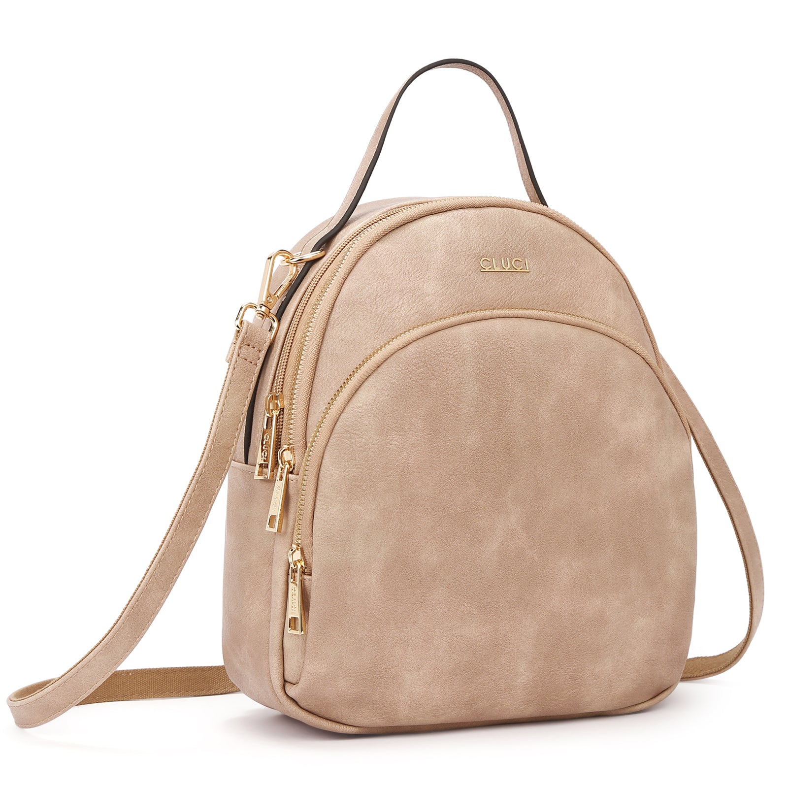  CLUCI Small Backpack for Women Mini Fashion Canvas