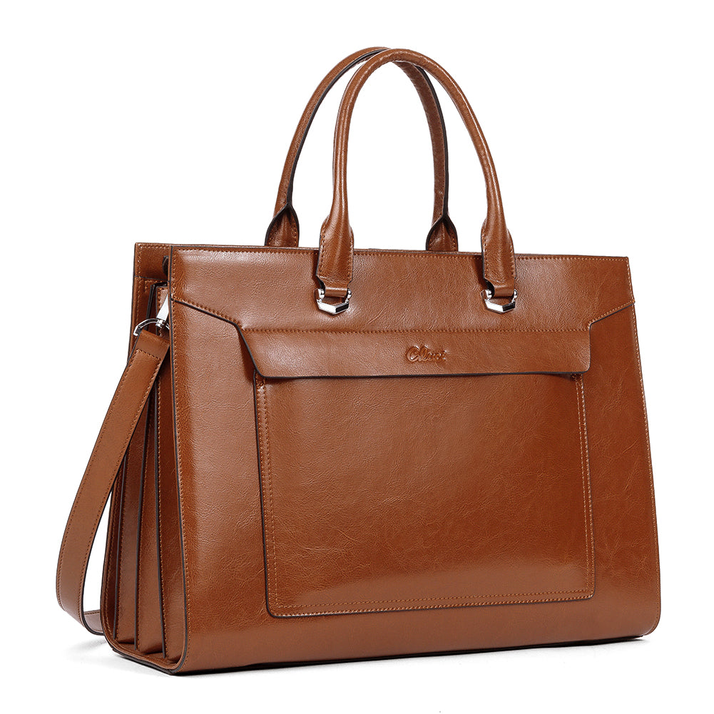 Ladies briefcase outlet leather