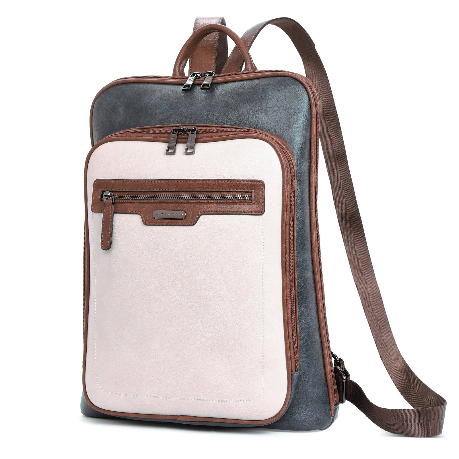 Koch Leather Laptop Backpack For Women With 15.6" Laptop Compartment