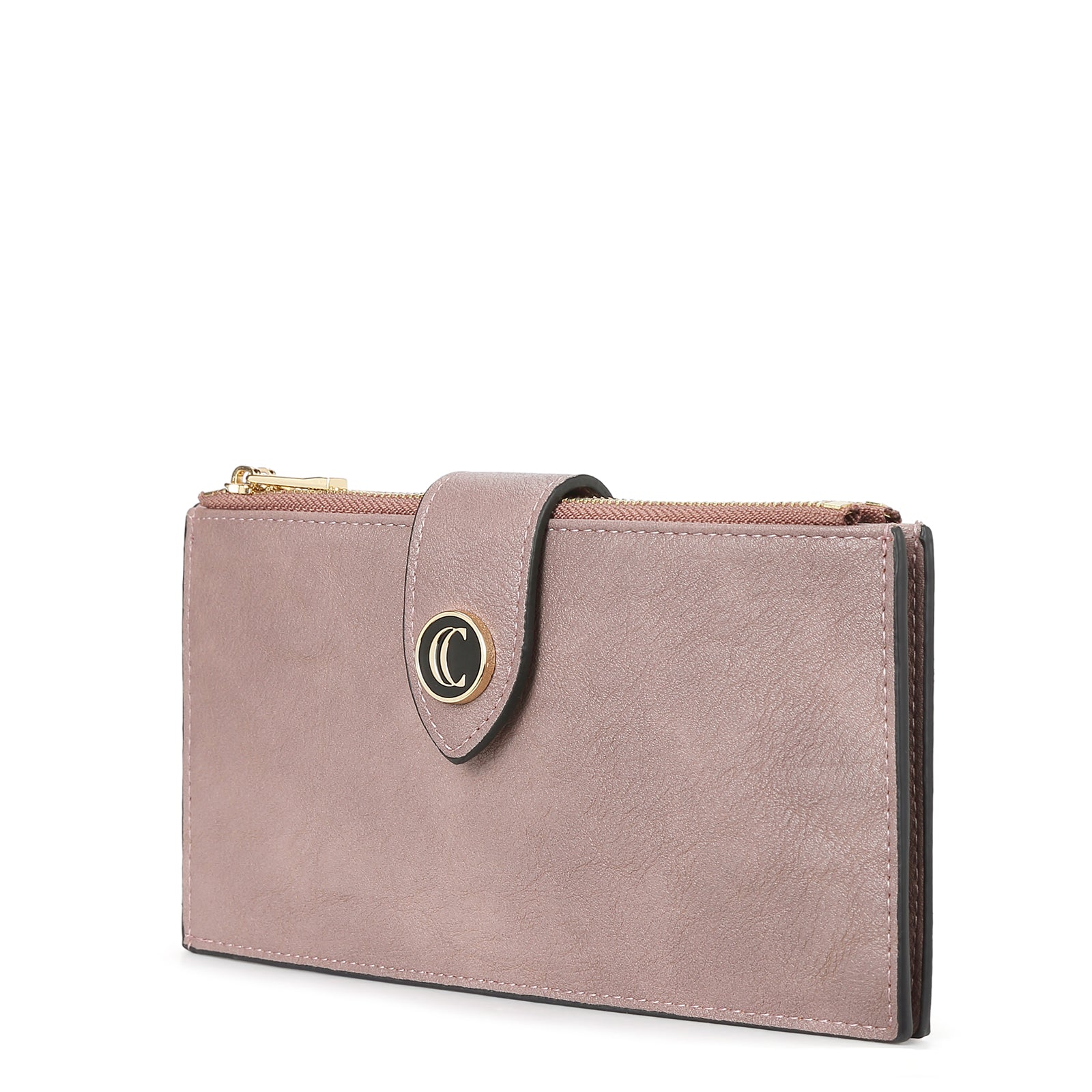 Echo Slim Women's Bifold Leather Wallet With ID Window