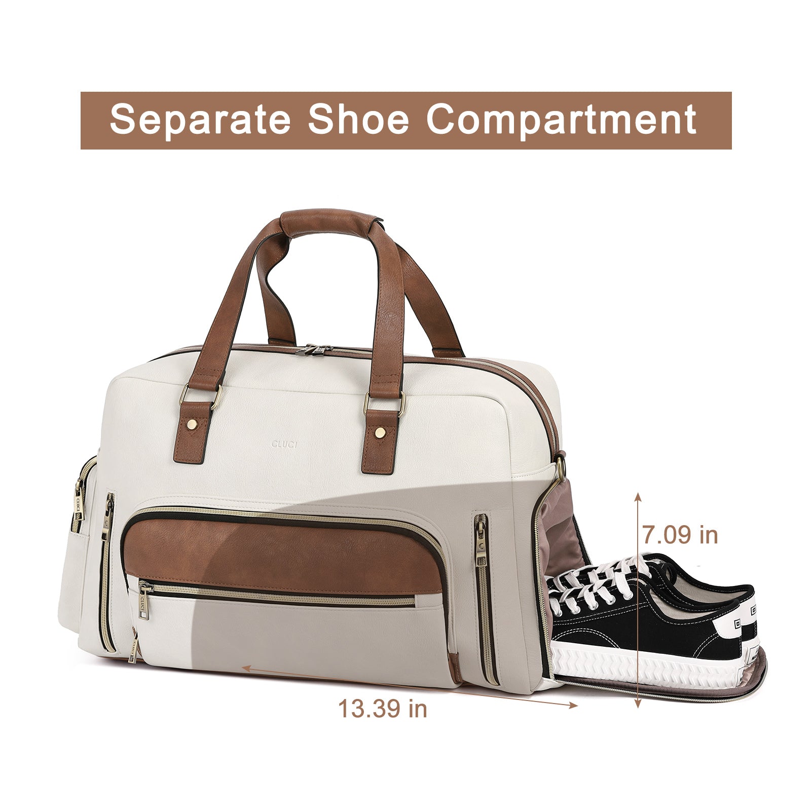 Weekender bag with separate best sale shoe compartment