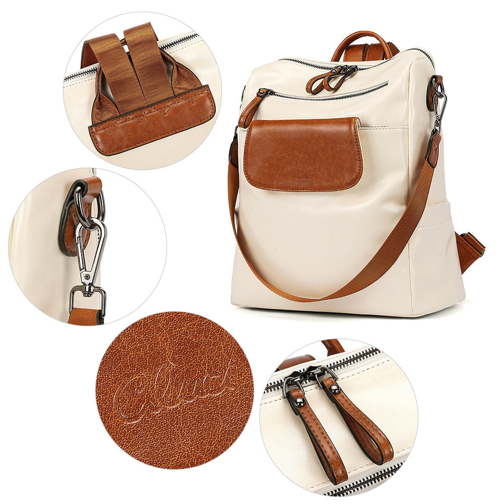 Leather Campus Backpack by Clava – CLAVA