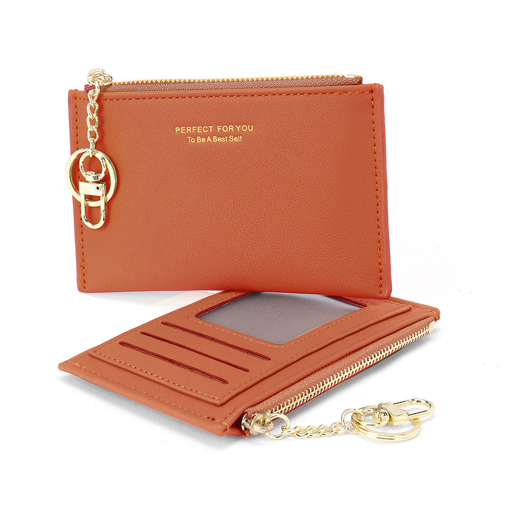 Women's wallet with coin on sale pocket