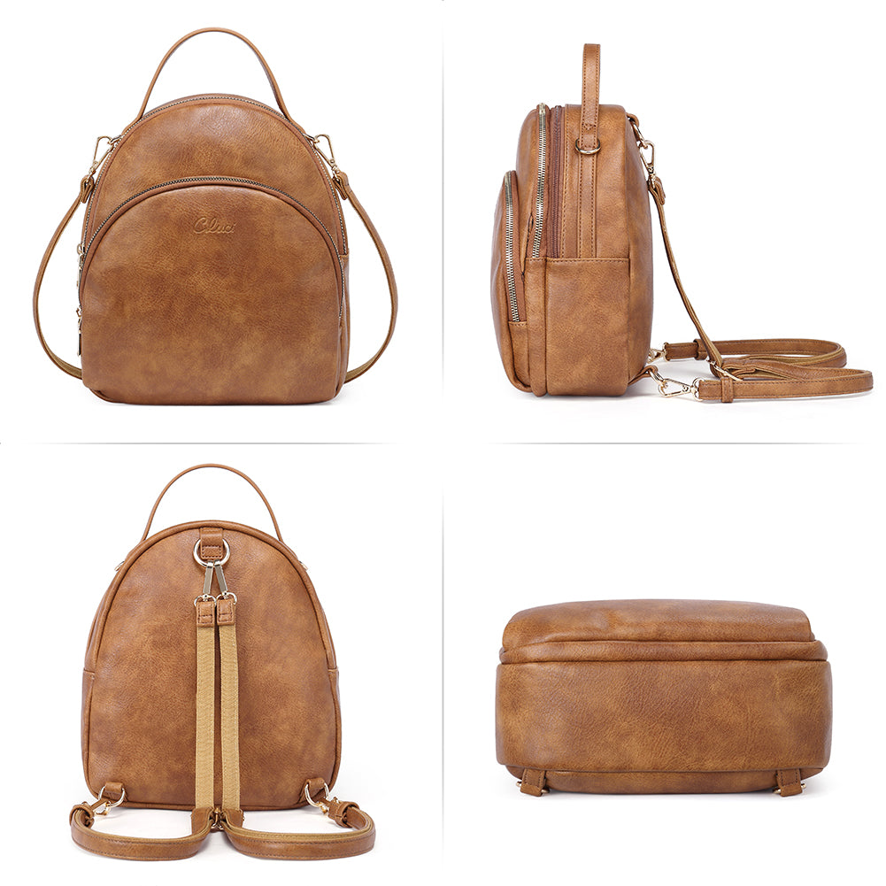 Marco Collection Vegan Leather Backpack Purse | Groupon