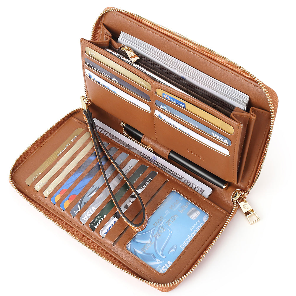 Echo Fashion Women’s Large Chic Wallet With ID Window | CLUCI